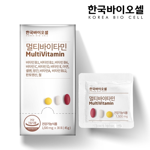 한국바이오셀 멀티바이타민 1세트(1500mg x 30포) 1개월분