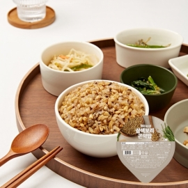 [えいご] こんにゃく飯 Lean konjac Rice (Tricolored barley)